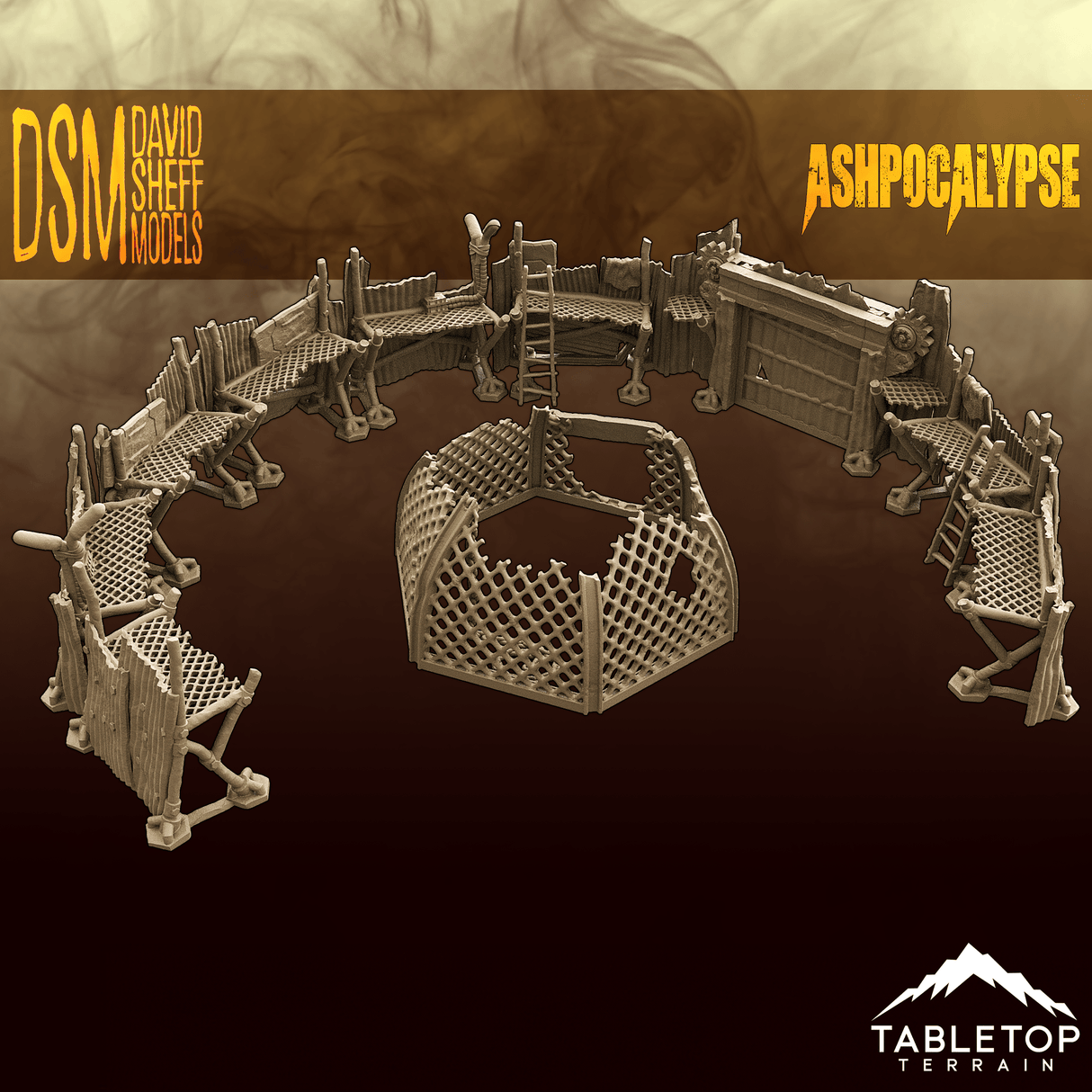 Tabletop Terrain Terrain Ashpocalypse Scaff Compound