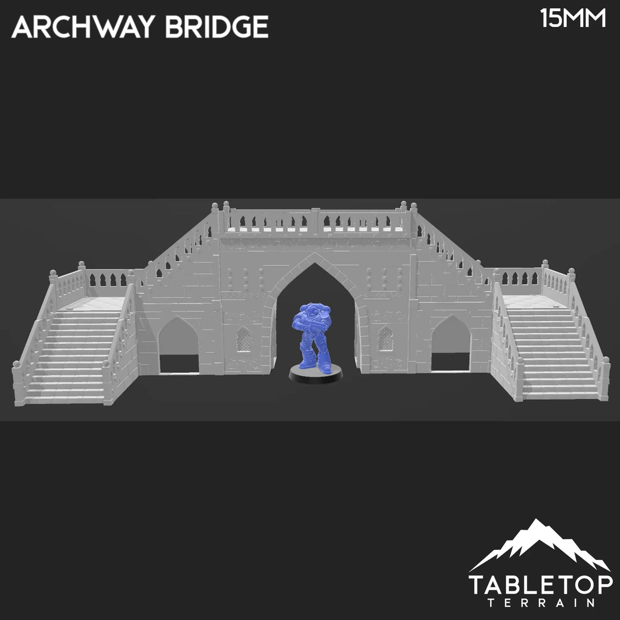 Tabletop Terrain Terrain Atreus Settlement Archway Bridge - Star Wars Legion Shatterpoint Terrain