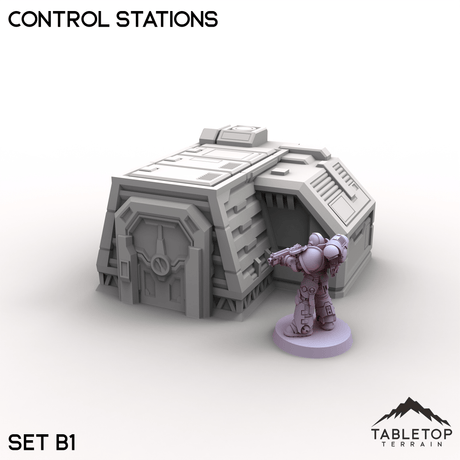 Tabletop Terrain Terrain B1 / 32mm Control Stations