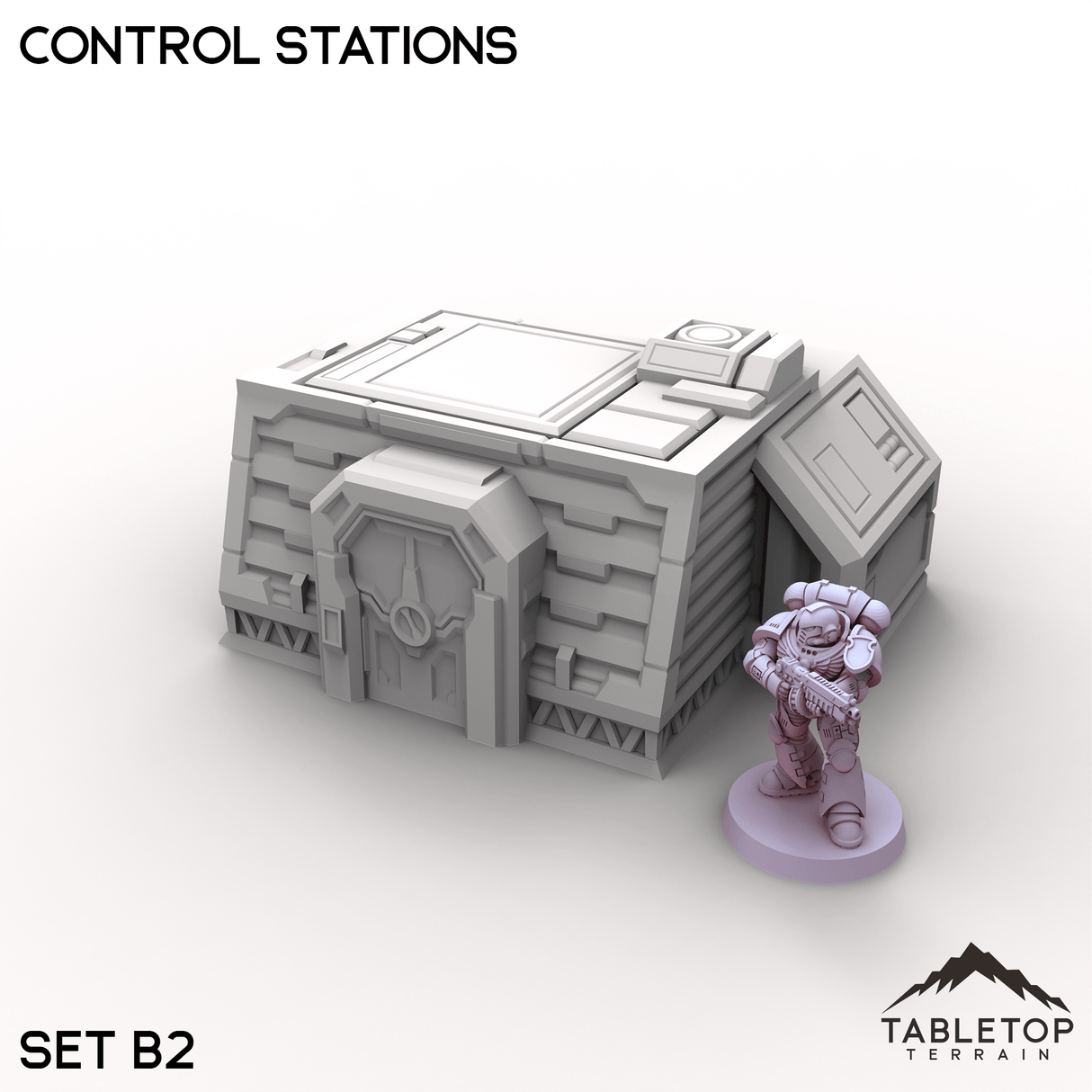 Tabletop Terrain Terrain B2 / 32mm Control Stations