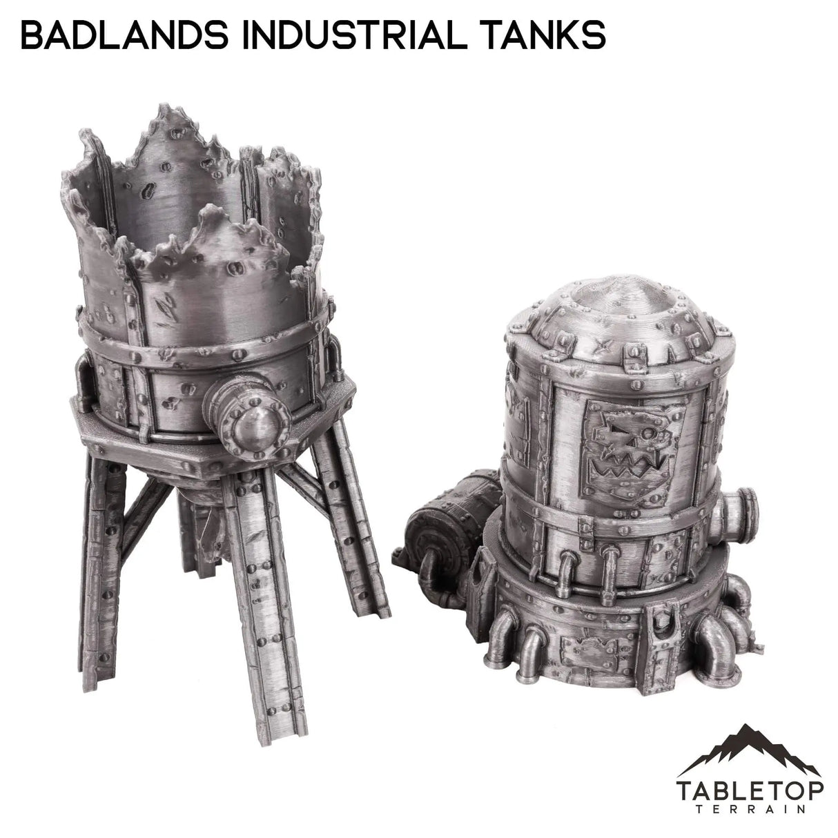 Tabletop Terrain Terrain Badlands Ork Industrial Tanks