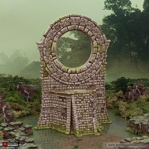 Tabletop Terrain Terrain Bamboo Portal - The Gloaming Swamp