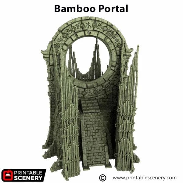 Tabletop Terrain Terrain Bamboo Portal - The Gloaming Swamp