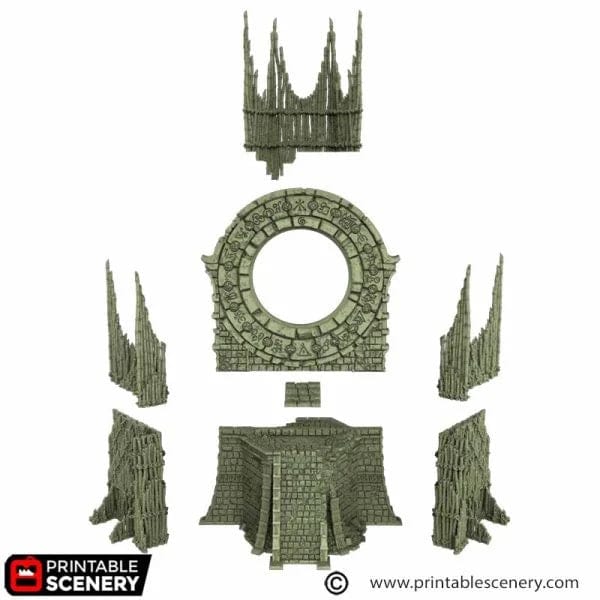 Tabletop Terrain Terrain Bamboo Portal - The Gloaming Swamp