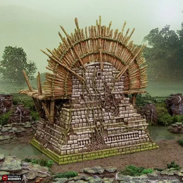 Tabletop Terrain Terrain Bamboo Throne - The Gloaming Swamp