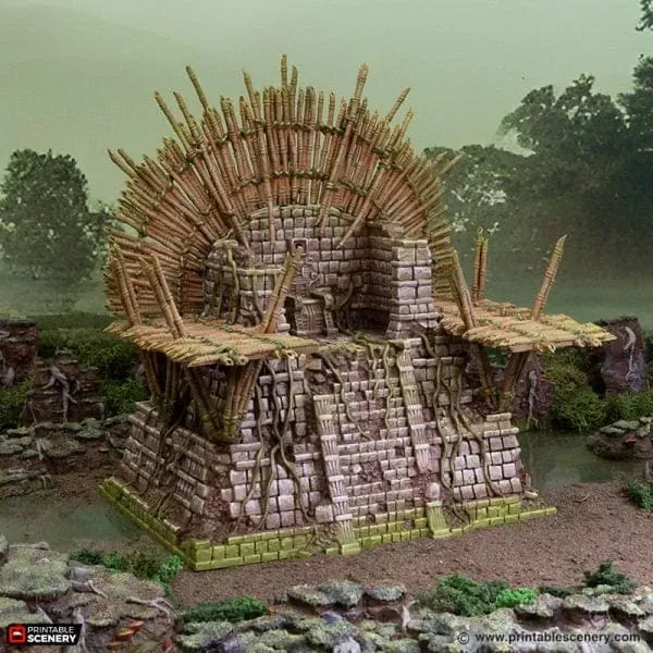 Tabletop Terrain Terrain Bamboo Throne - The Gloaming Swamp