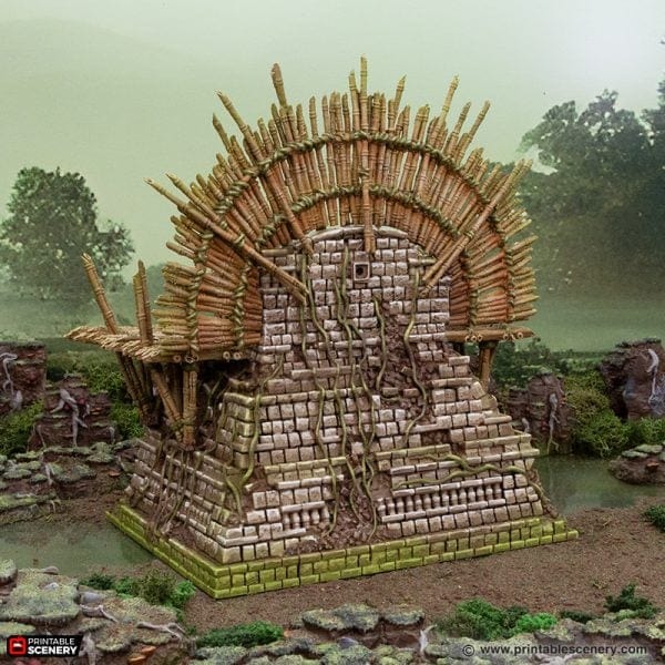 Tabletop Terrain Terrain Bamboo Throne - The Gloaming Swamp