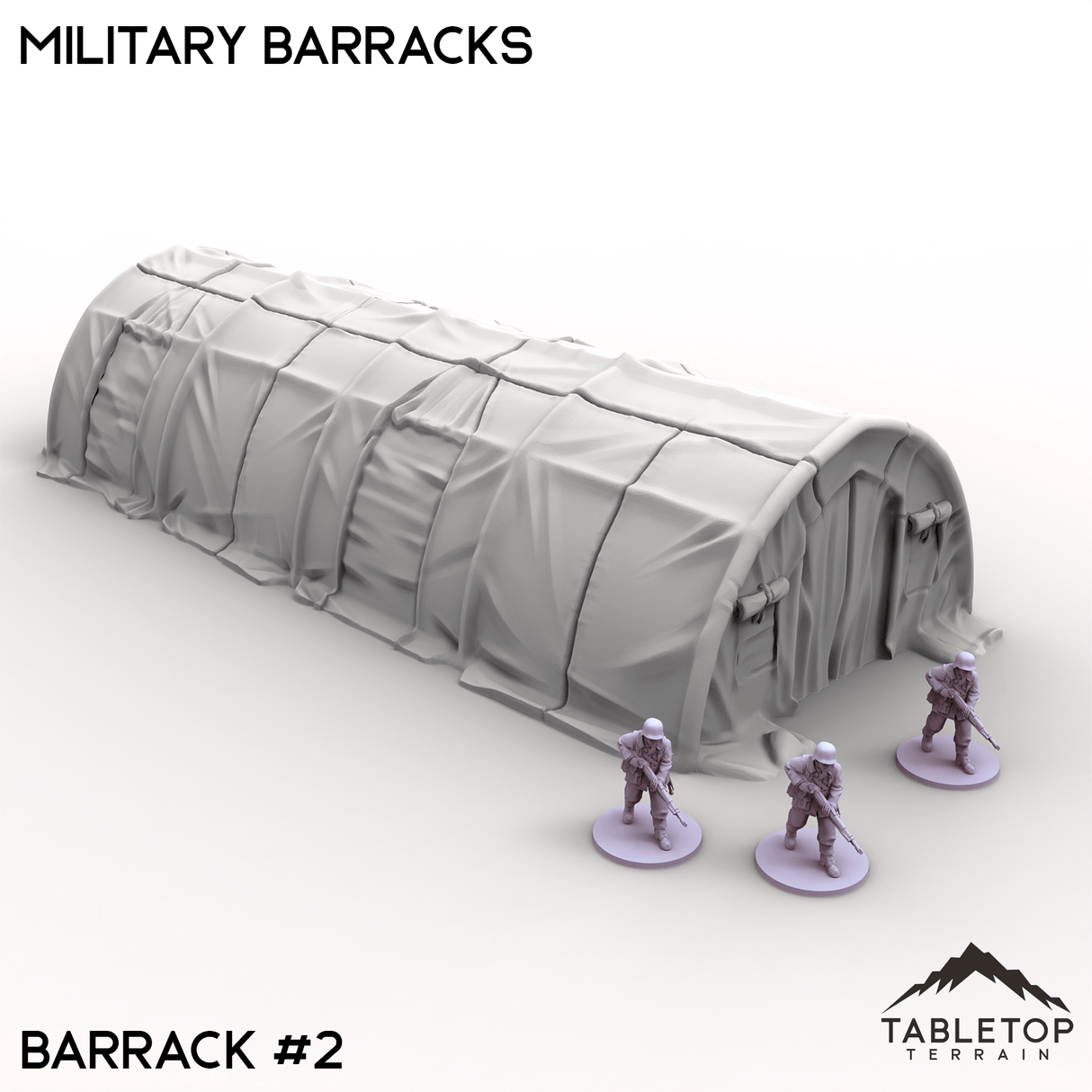 Tabletop Terrain Terrain Barrack 2 / 32mm Military Barracks