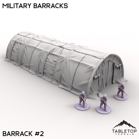 Tabletop Terrain Terrain Barrack 2 / 32mm Military Barracks