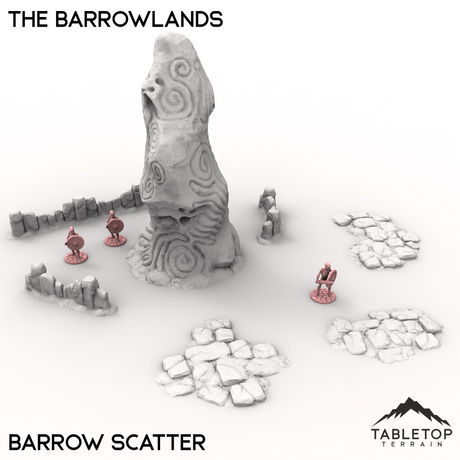 Tabletop Terrain Terrain Barrows Scatter / 32mm The Barrowlands