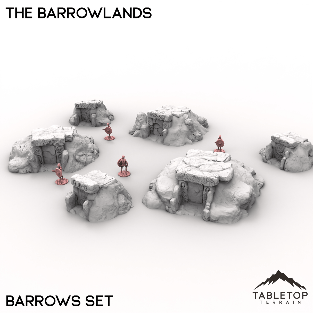 Tabletop Terrain Terrain Barrows Set / 32mm The Barrowlands