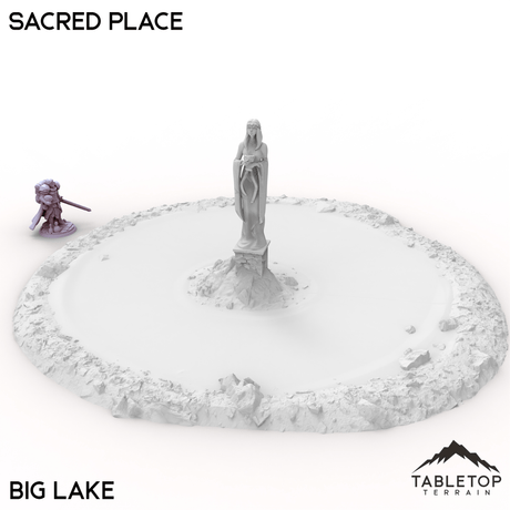 Tabletop Terrain Terrain Big Lake / 32mm Sacred Place