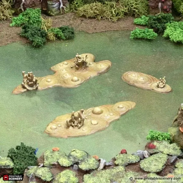 Tabletop Terrain Terrain Bogs of Ever Stench - The Gloaming Swamp