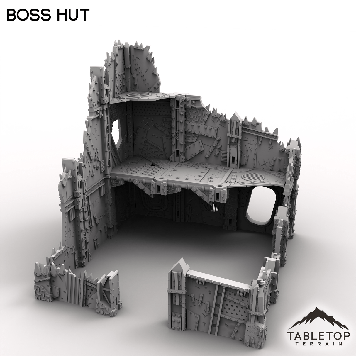 Tabletop Terrain Terrain Boss Hut - Scrapz Kamp