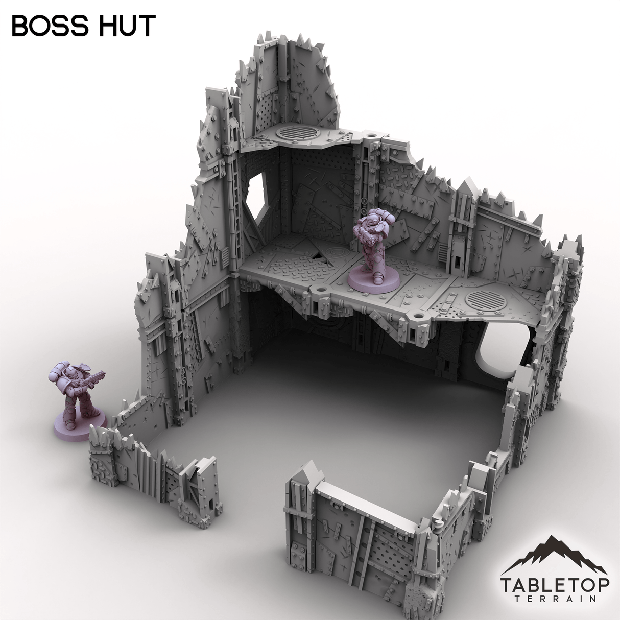 Tabletop Terrain Terrain Boss Hut - Scrapz Kamp