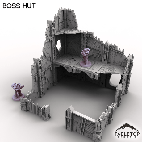 Tabletop Terrain Terrain Boss Hut - Scrapz Kamp