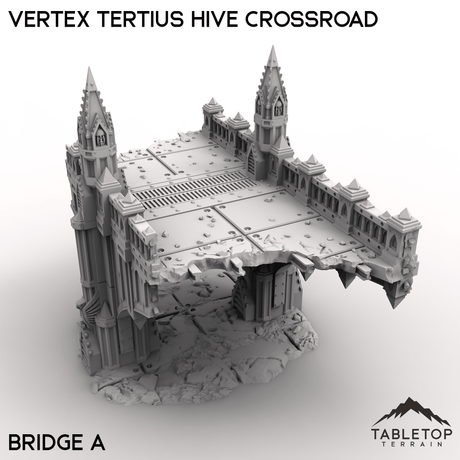 Tabletop Terrain Terrain Bridge A / 28/32mm Vertex Tertius Hive Crossroad