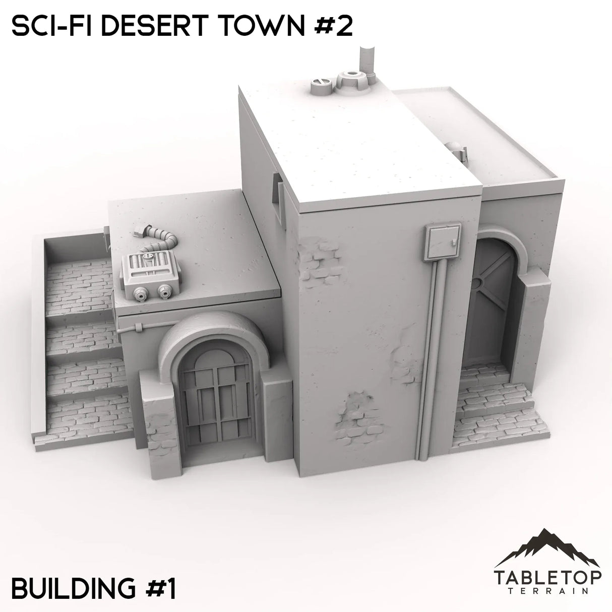 Tabletop Terrain Terrain Building 1 / 32mm Sci-Fi Desert Town #2
