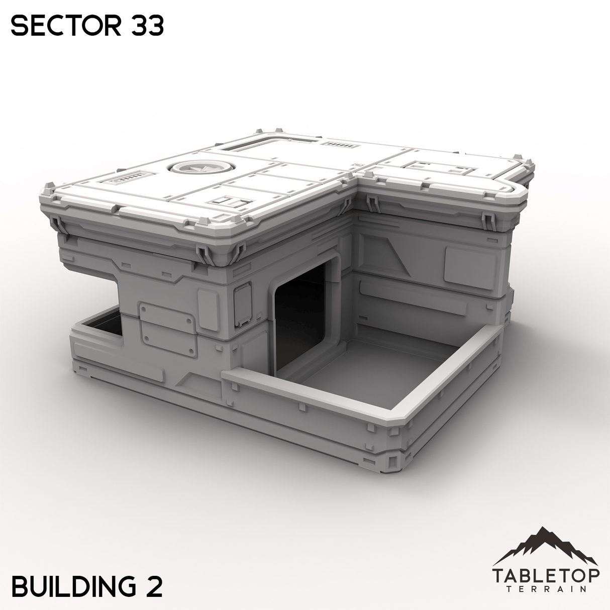 Tabletop Terrain Terrain Building 2 / 32mm Sector 33