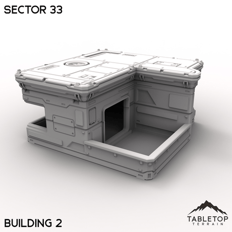 Tabletop Terrain Terrain Building 2 / 32mm Sector 33