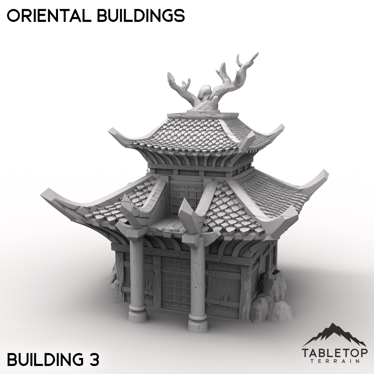 Tabletop Terrain Terrain Building 3 / 32mm Oriental Buildings
