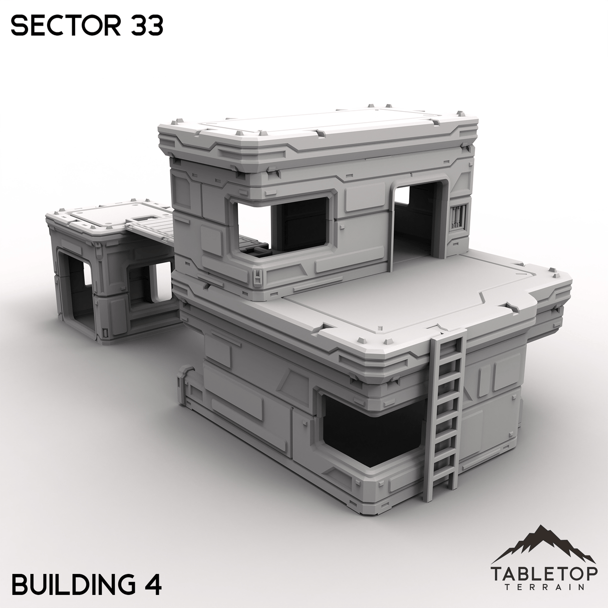 Tabletop Terrain Terrain Building 4 / 32mm Sector 33