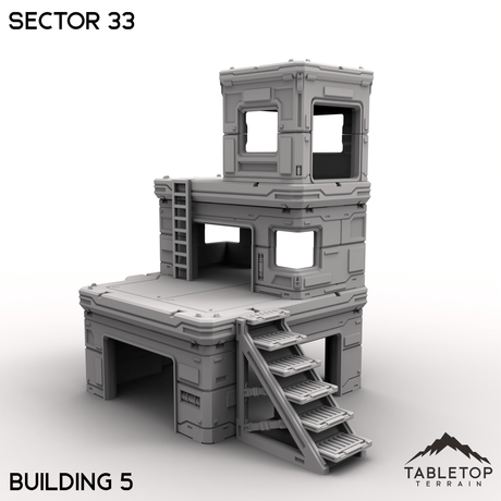 Tabletop Terrain Terrain Building 5 / 32mm Sector 33