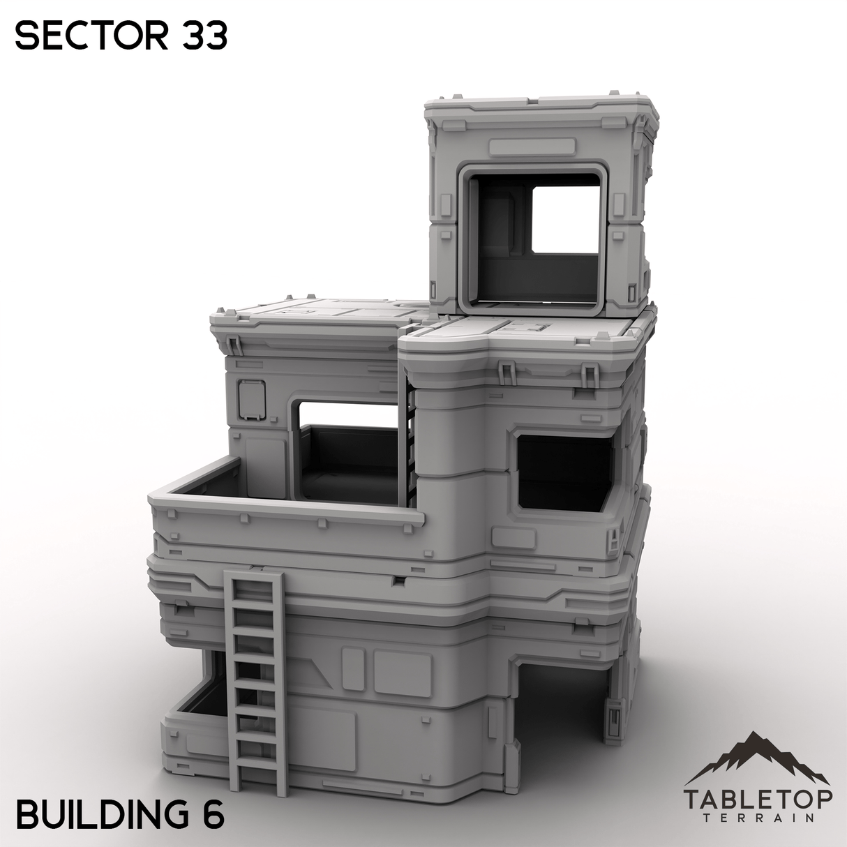 Tabletop Terrain Terrain Building 6 / 32mm Sector 33