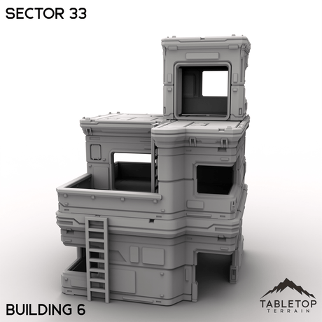 Tabletop Terrain Terrain Building 6 / 32mm Sector 33