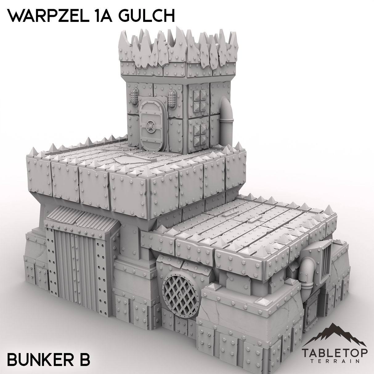 Tabletop Terrain Terrain Bunker B / 32mm Warpzel 1A Gulch