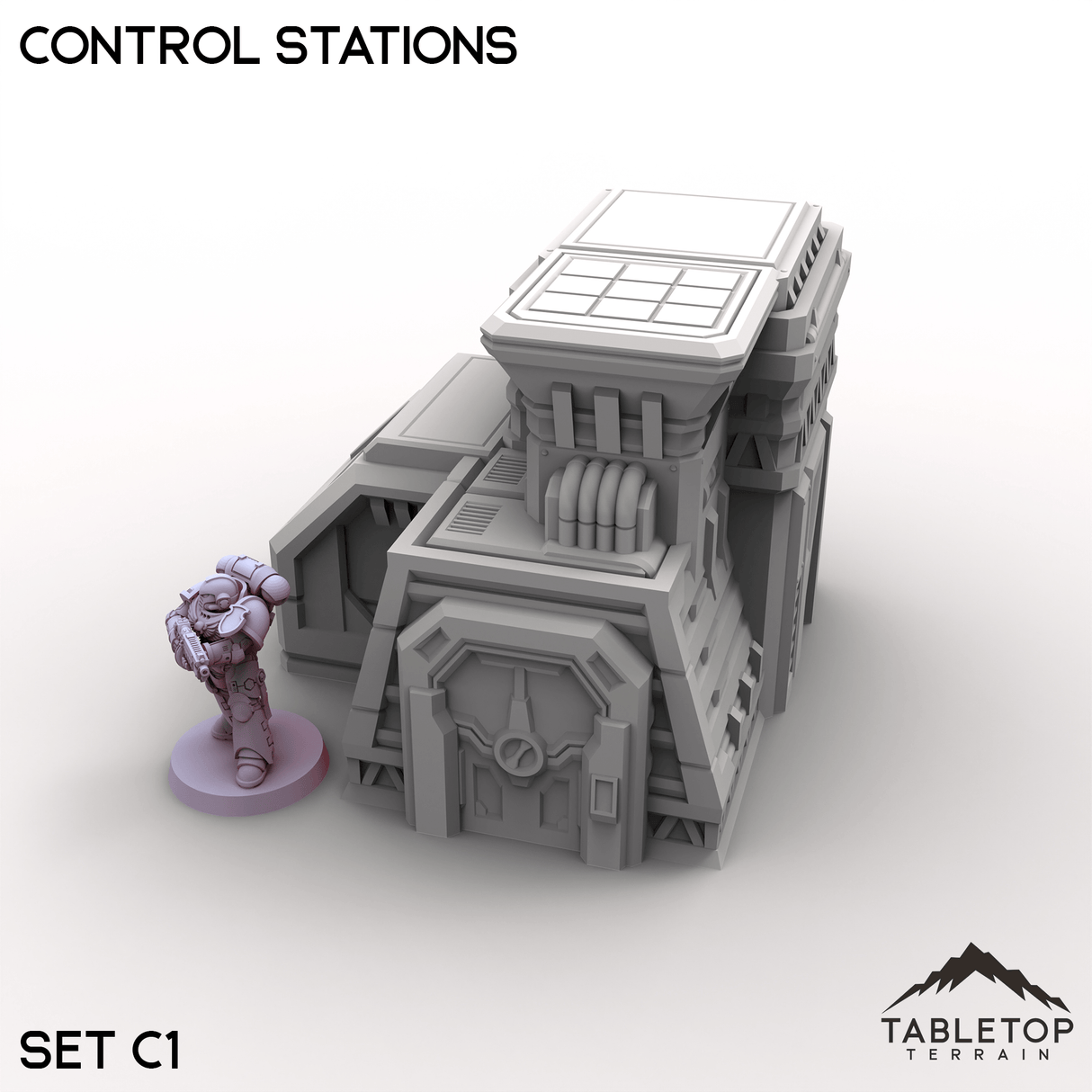 Tabletop Terrain Terrain C1 / 32mm Control Stations
