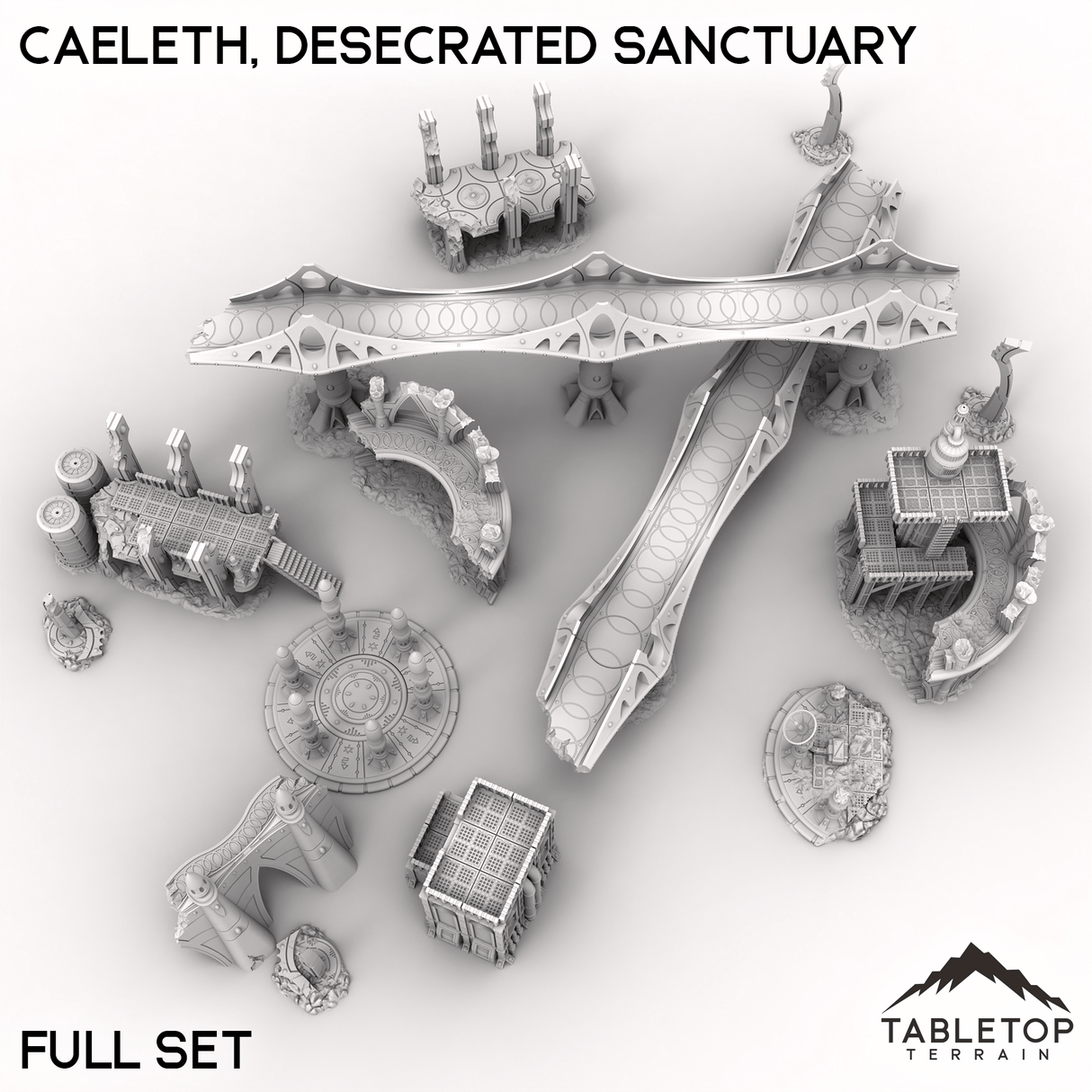 Tabletop Terrain Terrain Caeleth, Desecrated Sanctuary