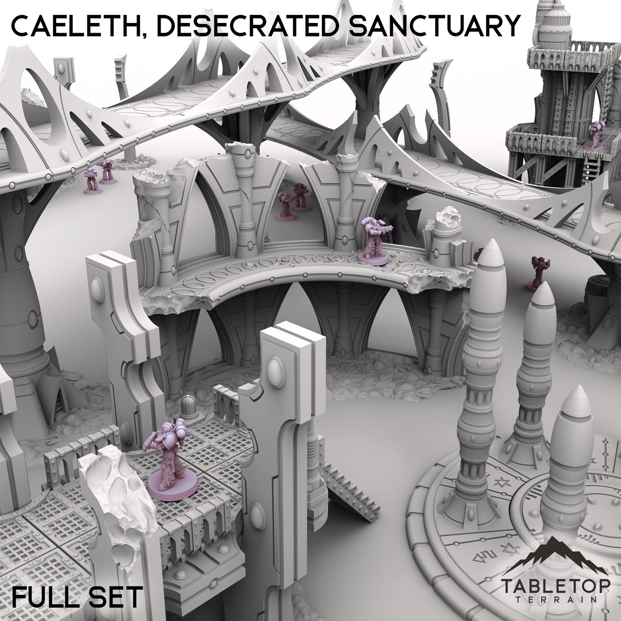 Tabletop Terrain Terrain Caeleth, Desecrated Sanctuary