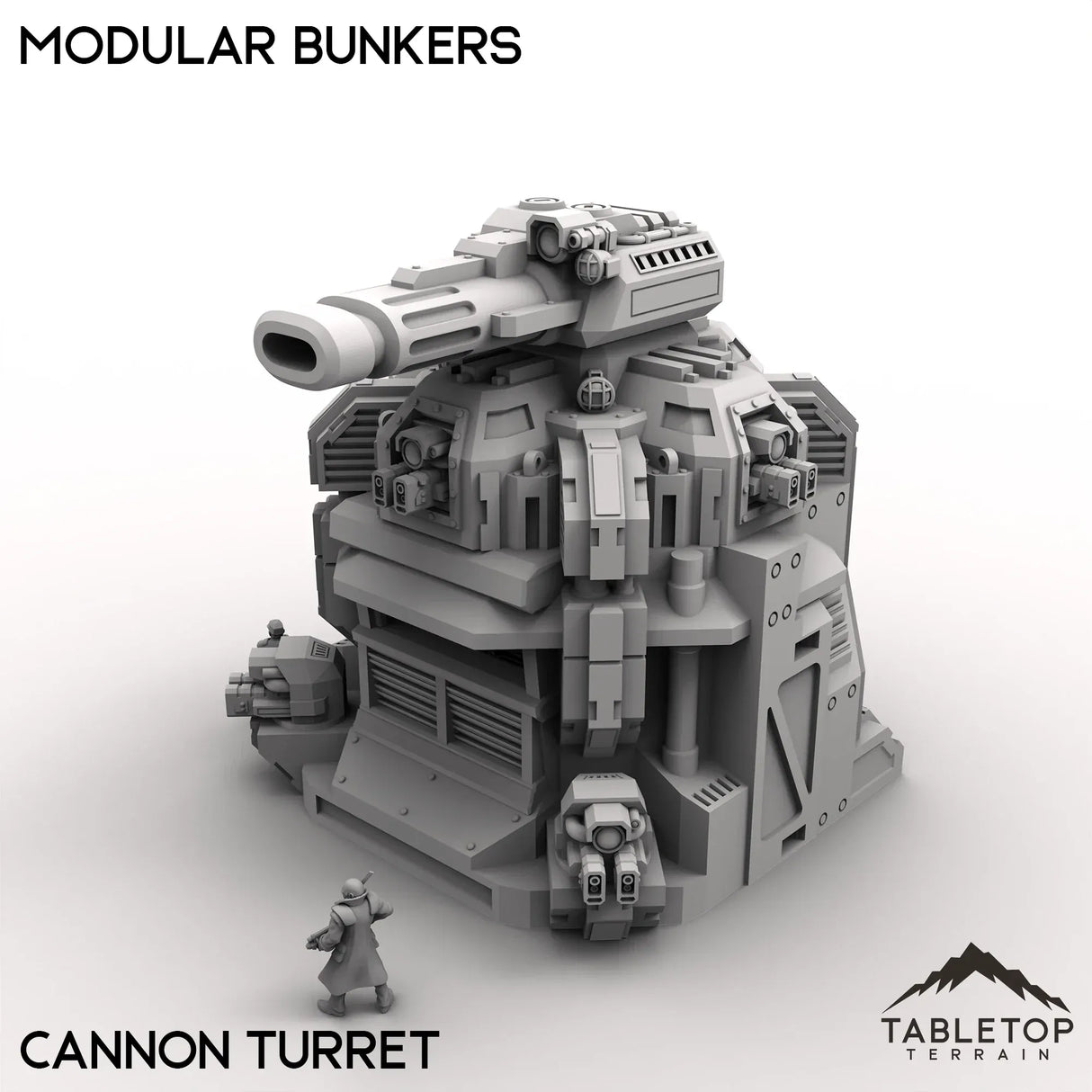 Tabletop Terrain Terrain Cannon Turret Modular Bunkers