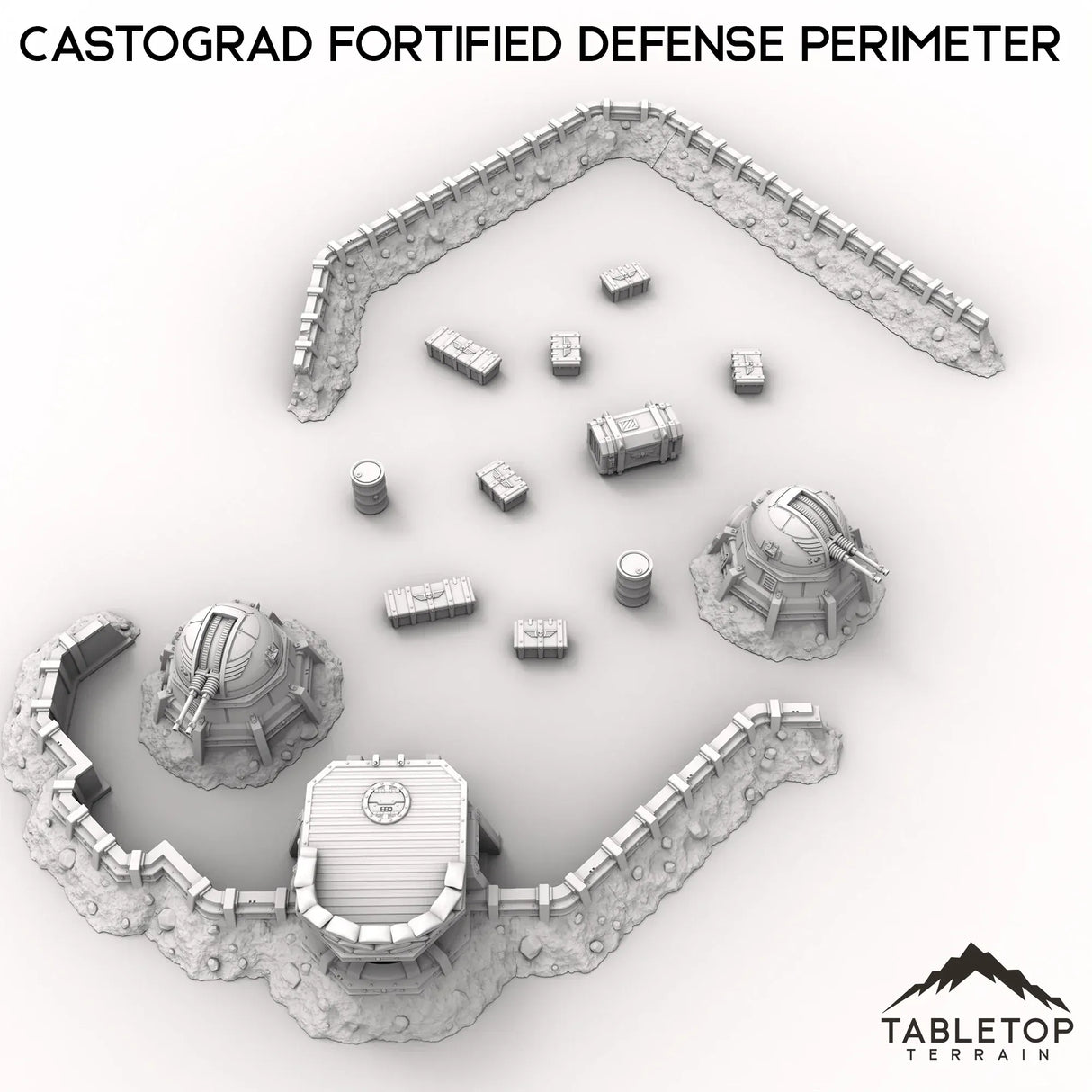 Tabletop Terrain Terrain Castograd Fortified Defense Perimeter