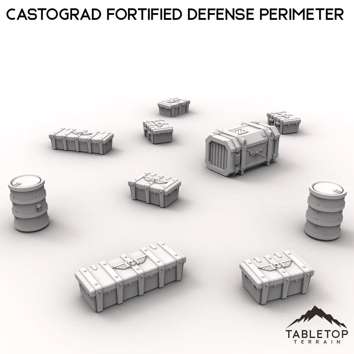 Tabletop Terrain Terrain Castograd Fortified Defense Perimeter