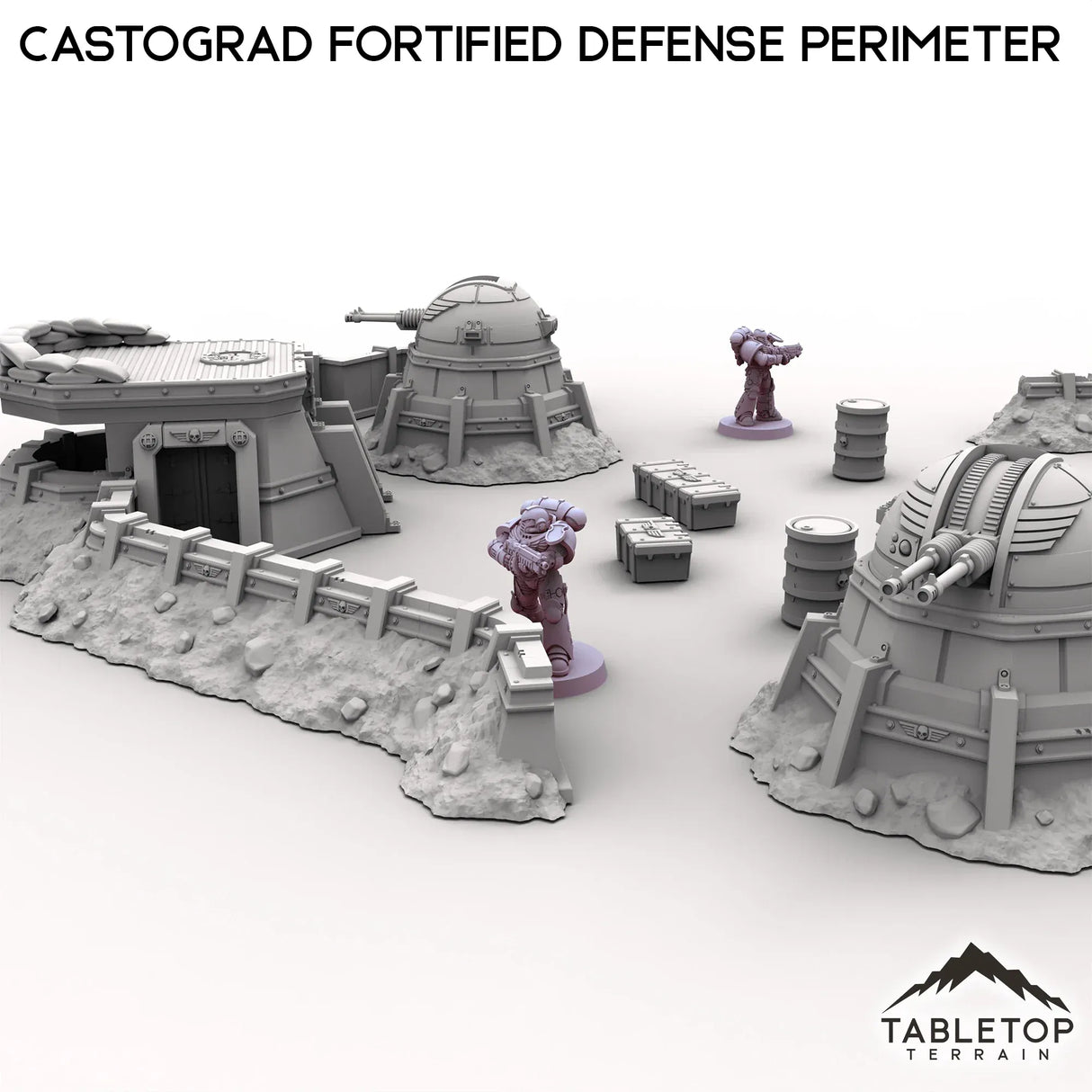 Tabletop Terrain Terrain Castograd Fortified Defense Perimeter