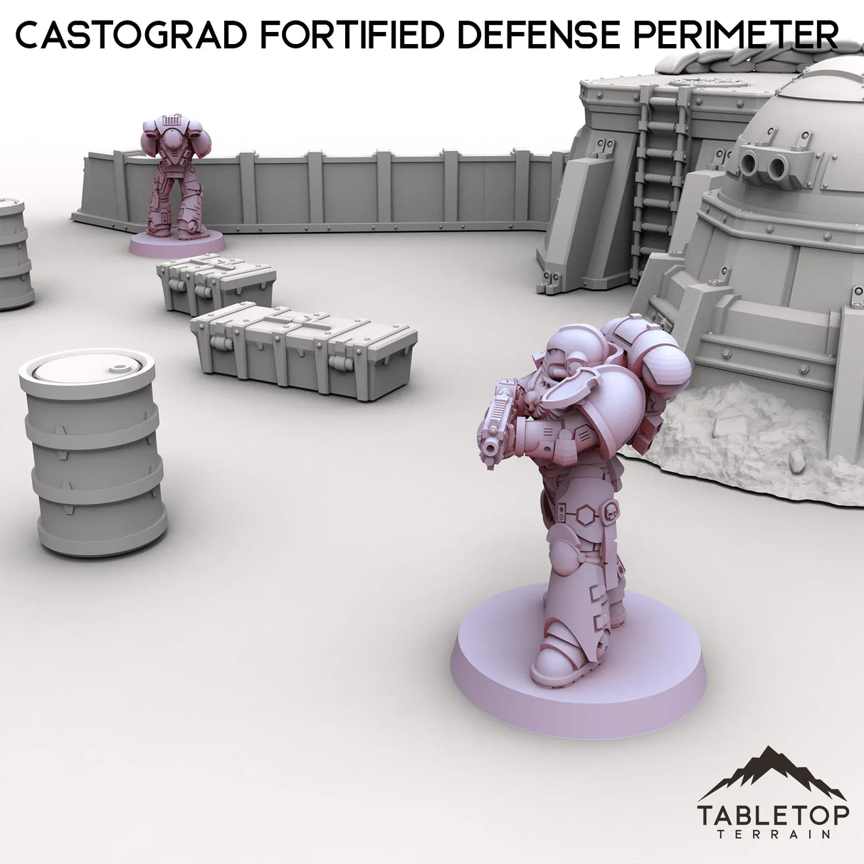 Tabletop Terrain Terrain Castograd Fortified Defense Perimeter
