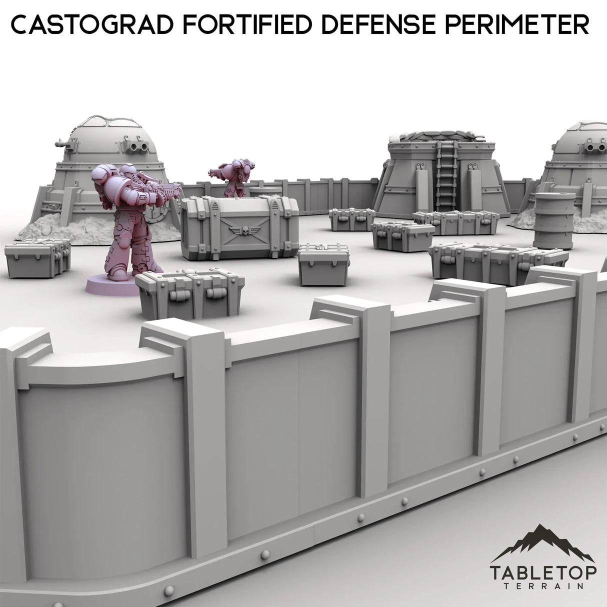 Tabletop Terrain Terrain Castograd Fortified Defense Perimeter