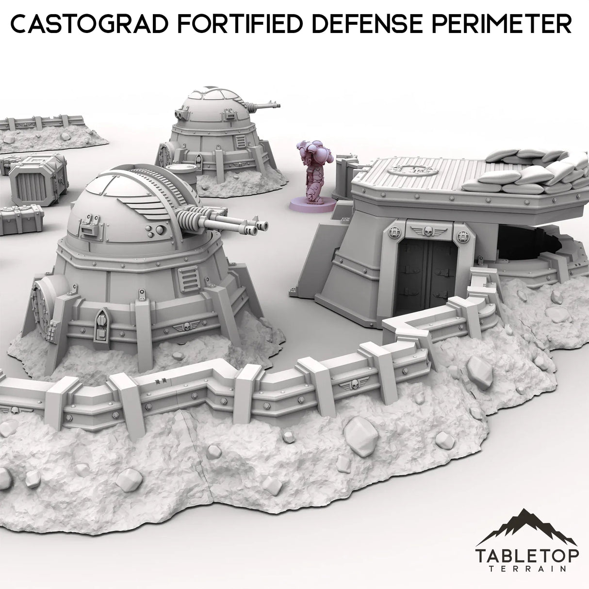 Tabletop Terrain Terrain Castograd Fortified Defense Perimeter
