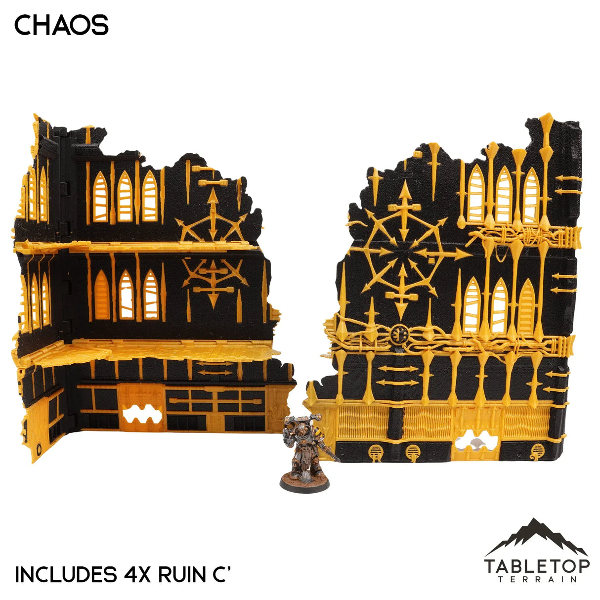 Tabletop Terrain Terrain Chaos Foldable Multicolor 10e Tournament Terrain