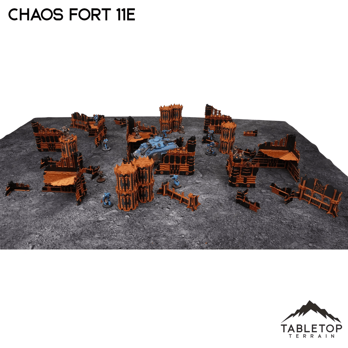 Tabletop Terrain Terrain Chaos Fort 11e Foldable Tournament Terrain
