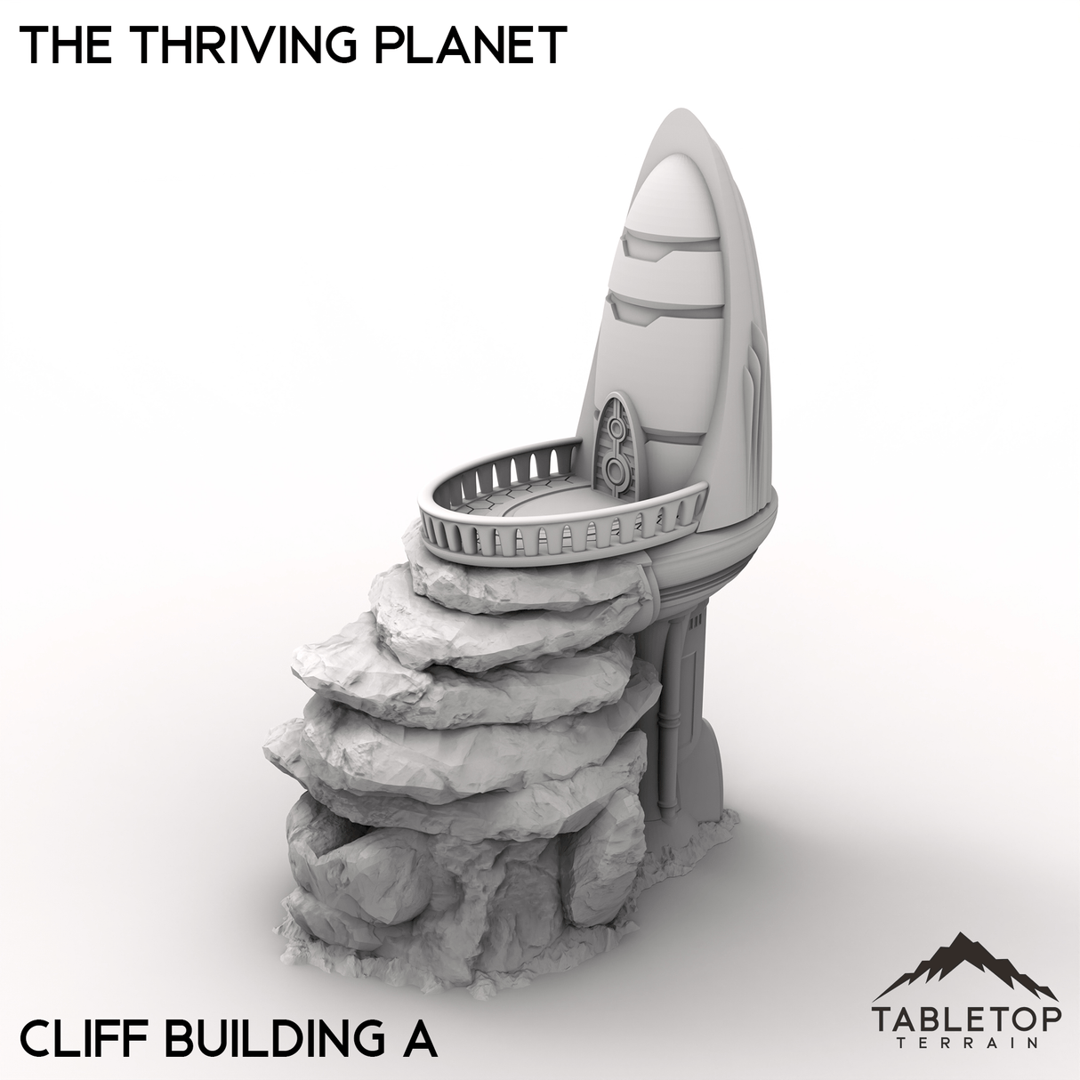 Tabletop Terrain Terrain Cliff Building A / 28/32mm The Thriving Planet