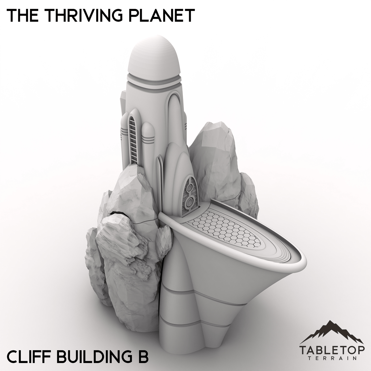Tabletop Terrain Terrain Cliff Building B / 28/32mm The Thriving Planet