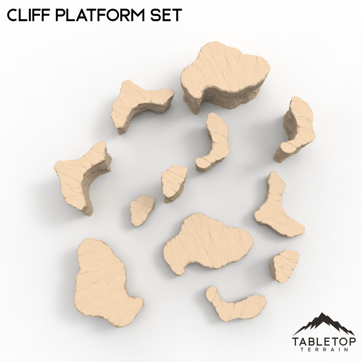 Tabletop Terrain Terrain Cliff Platform Set