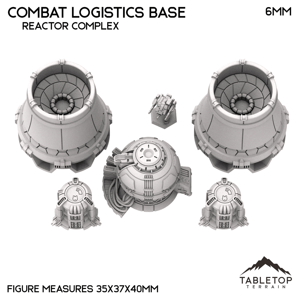 Tabletop Terrain Terrain Combat Logistics Base - 6-12mm