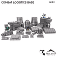 Tabletop Terrain Terrain Combat Logistics Base - 6-12mm