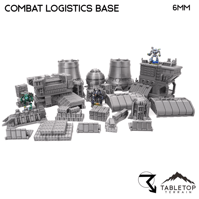 Tabletop Terrain Terrain Combat Logistics Base - 6-12mm