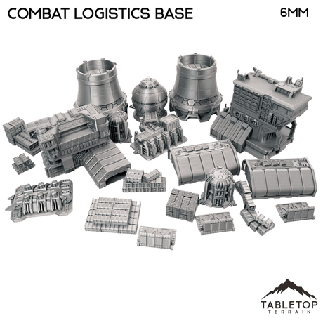 Tabletop Terrain Terrain Combat Logistics Base - 6-12mm