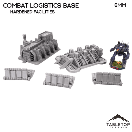 Tabletop Terrain Terrain Combat Logistics Base - 6-12mm